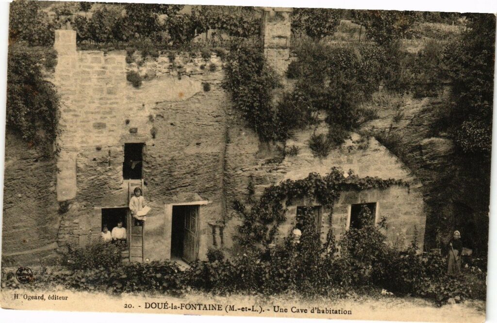 Doué-la-fontaine une cave habitation